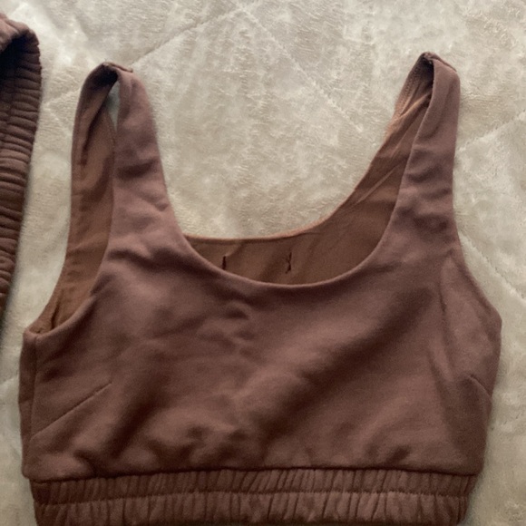 EXCLUSIVELY DESIGNED BY US FOR YOU. Our PECAN LAYTON UNISEX CARGO JOGGERS &BRA - Picture 6 of 8